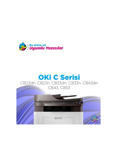 Okı 46471108 Uyumlu Toner Siyah- C823 / C833 / C843