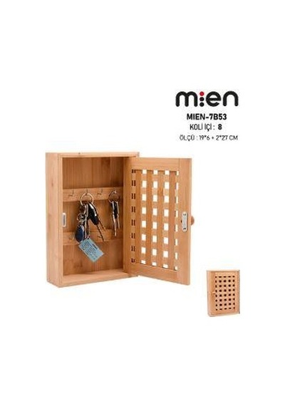 Mien-7b53 Bambu Anahtarlık Dolabı