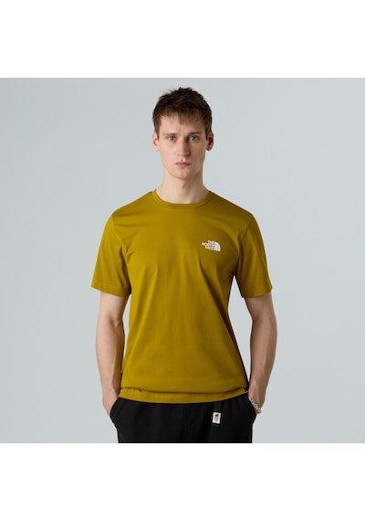The North Face M Ss Sımple Dome Tee Erkek Tişört Nf0a87ngbog1 Nf0a87ngbog1 Sar Sari