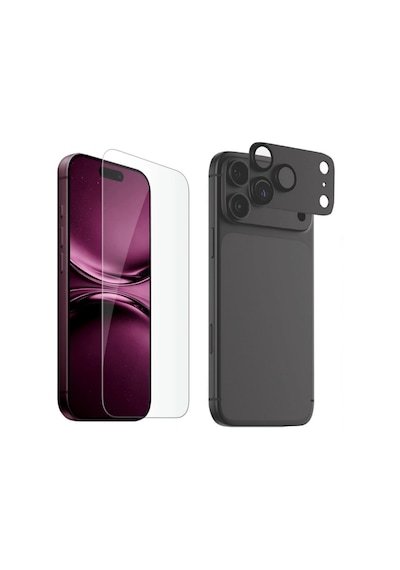 Teleplus İphone 18 Pro Max Nano Ekran Koruyucu + Godes Fc007 Titanyum Serisi Anti Reflective Kamera Lens Koruyucu