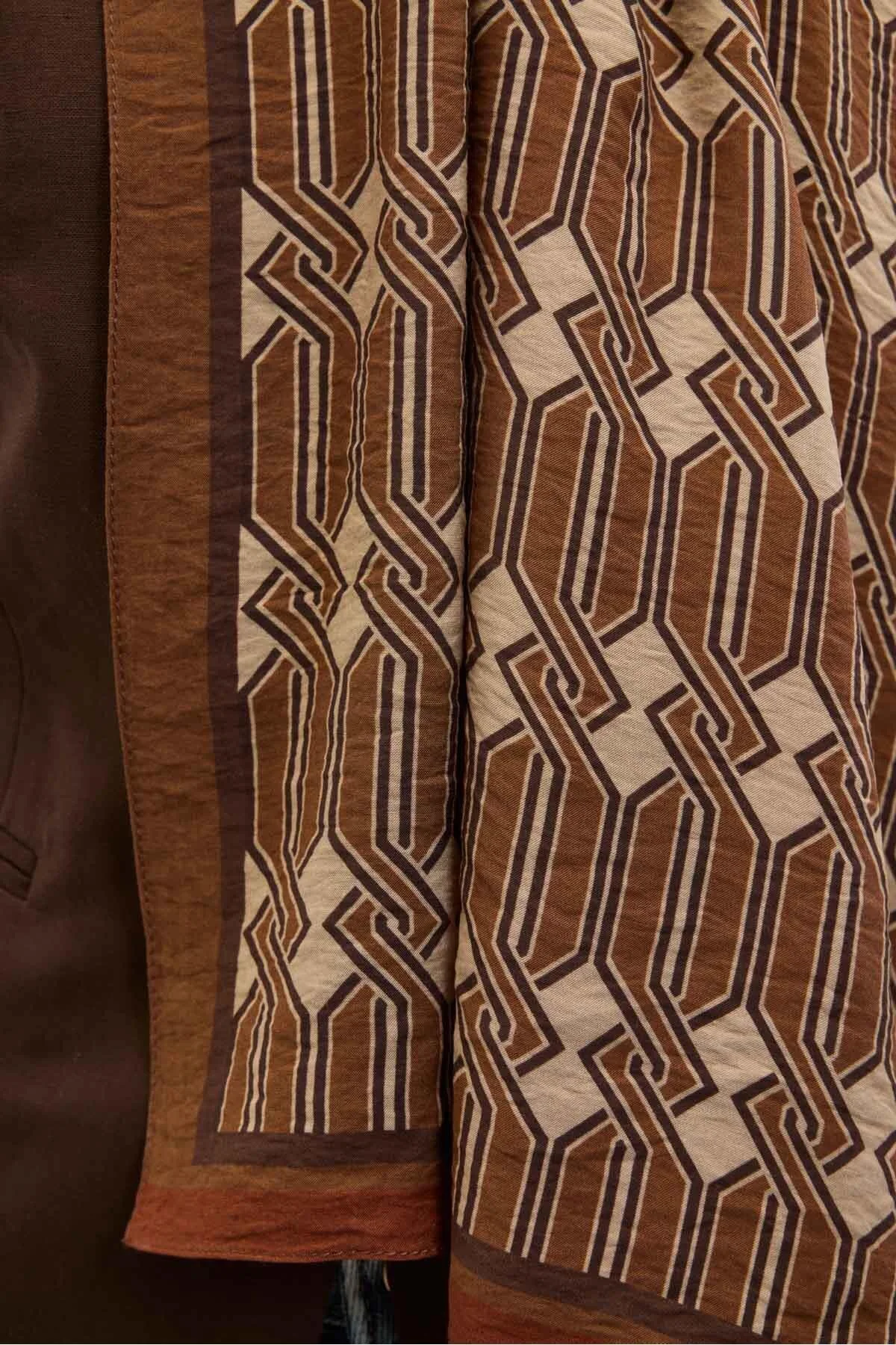 Silk Home Mayda Şal 81022-11 Tarçın