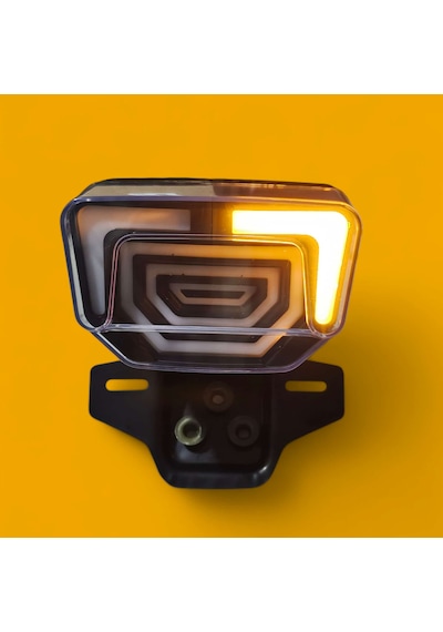 Cg Arka Stop Led'li Sinyal'li Yeni Model Sarı -2310 Sarı