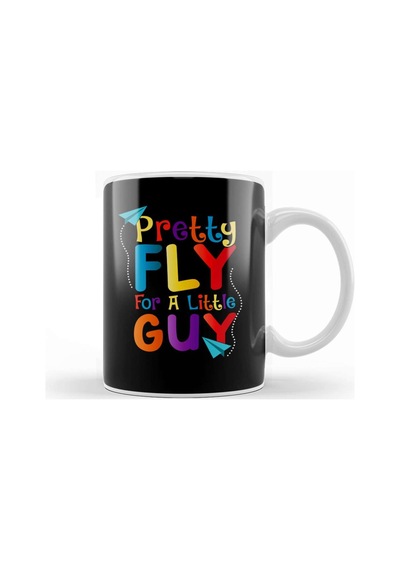 Cute & Funny Pretty Fly For A Little Guy Kids Kupa Bardak Porselen Karışık