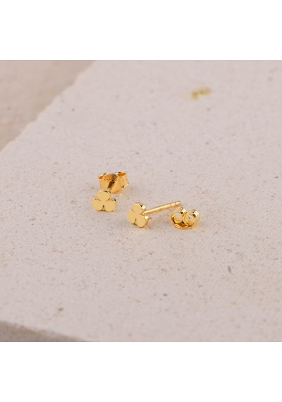 Goldkupe 14 Ayar Altın Minik Yonca Küpe 0,57 Gr-1795