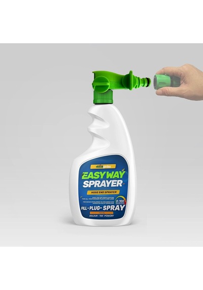 Ekosolfarm Easy Way Hortum Ucu Sprayer + 1 Litre Ekosolfarm Sıvı Solucan Gübresi - Çim Ve Tüm Bahçe Bitkileri İçi Diğer