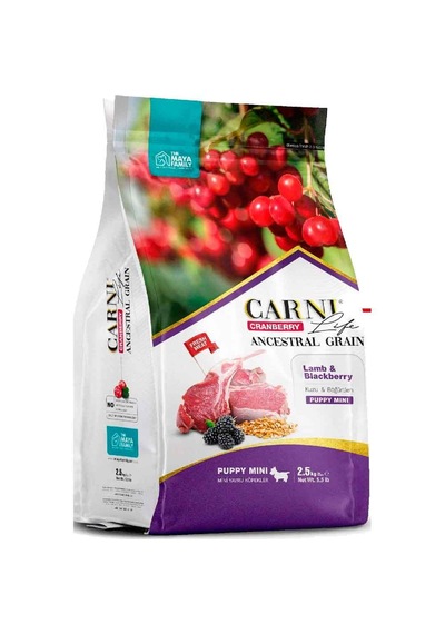 Carni Life Kuzu ve Böğürtlen Mini Yavru Köpek Maması 7 KG