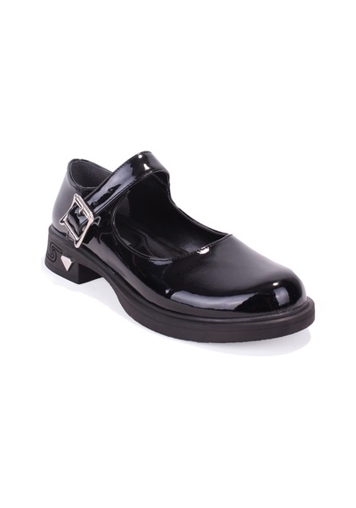 Dagoster Dza07-1004v01 Siyah Rugan Günlük Loafer Kadın Ayakkabı