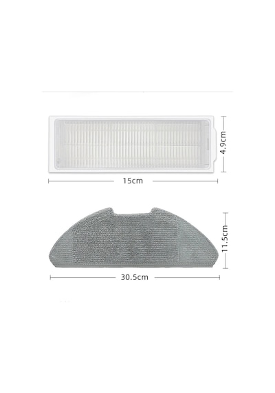 Xiaomi Uyumlu Mop Pro 2 Cdz1shw Modeli Uyumlu Yedek Filtre Paspas Fırça
