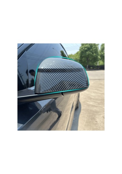 Red Lion Parts Tesla Model Y Juniper 2025+ Uyumlu Stil Ayna Kapağı Seti Karbon Fiber