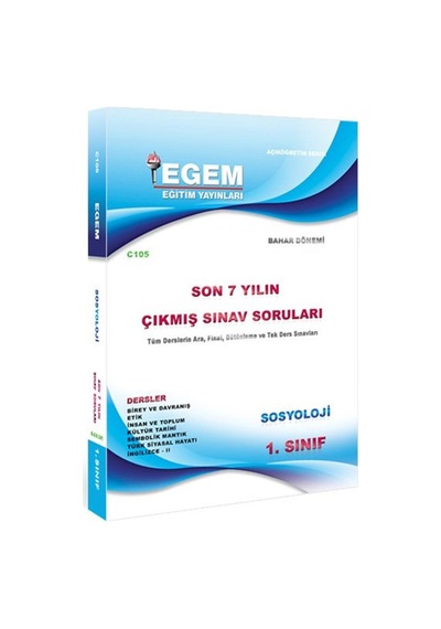 Aöf 1. Sınıf 2. Yarıyıl Sosyoloji Bahar Konu Ve Çıkmış Sorular