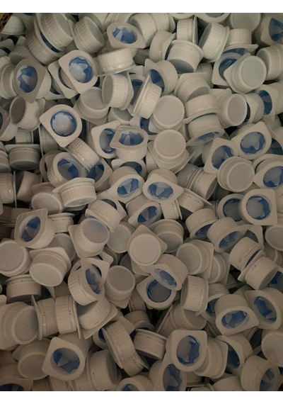 Kilitli Beyaz Plastik Kapak 29,5Mm 10 Adet