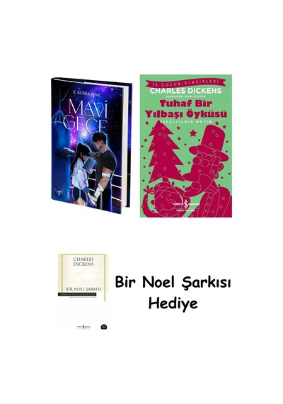 Mavi Gece Ciltli + Tuhaf Bir Yılbaşı Öyküsü + Bir Noel Şarkısı