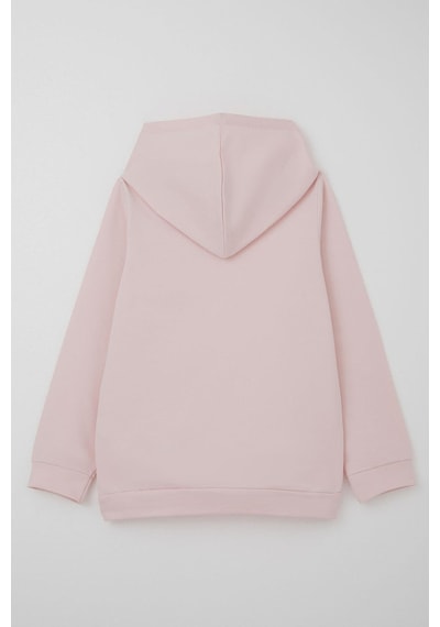 Breeze Kız Çocuk Sweatshirt Kanguru Cepli Armalı 4-8 Yaş, Pembe Pembe Breeze Kız Çocuk Sweatshirt Kanguru Cepli Armalı 4-8 Yaş, Pembe Pembe