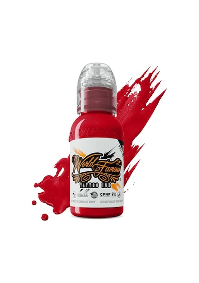 J.ackerman Jack The Ripper Red - World Famous Ink Dövme Boyası - 1oz/30ml