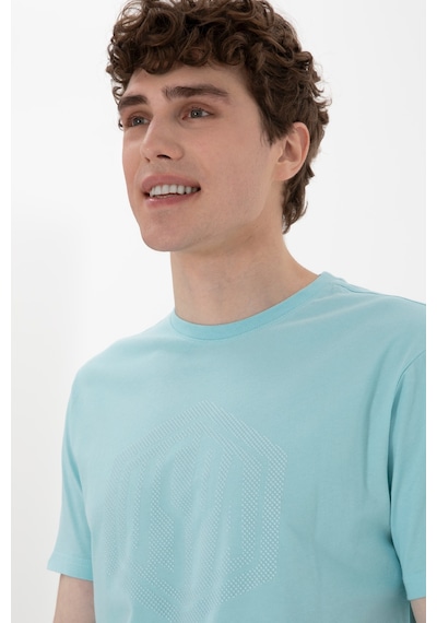 U.S. Polo Assn. Erkek Regular Fit Bisiklet Yaka Aqua Tişört 50300382-VR007