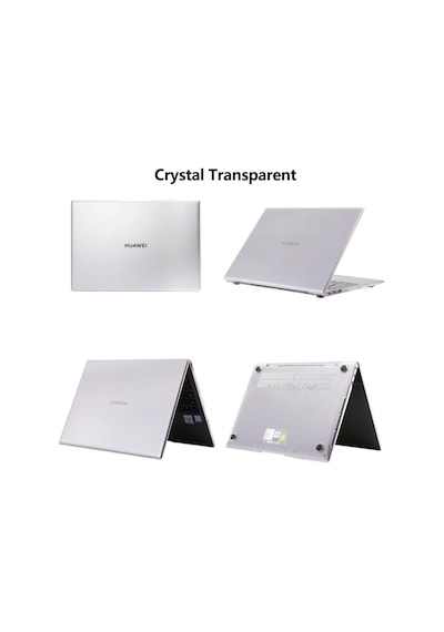 Huawei Kılıf Huawei Matebook 13 2018-2019-2020 Yılı İle Uyumlu Parlak Kristal Kılıf Şeffaf