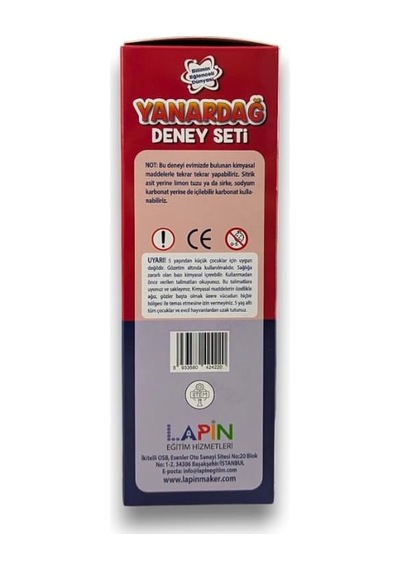 Yanardağ Deney Seti 5+ Yaş