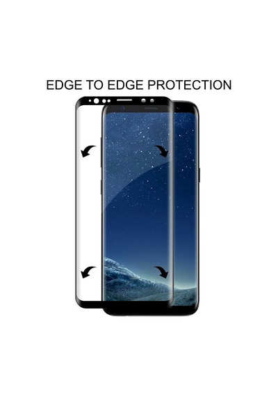 Samsung Uyumlu Galaxy S8 Kavisli Kırılmayan Nano Pet Esnek Full Ekran