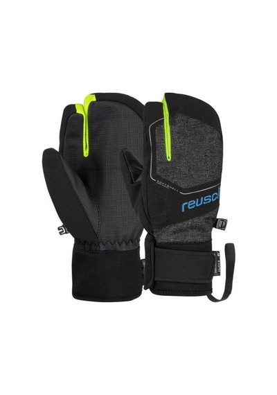 Reusch Torby R-Tex Xt Çocuk Üç Parmak Kayak Eldiveni Gri/Sarı