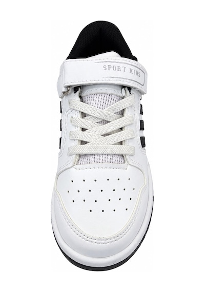 Papucumun Dünyası Çocuk Bağcıklı Cırt Cırtlı Kolay Giyimli Günlük Spor Ayakkabı Sneaker Beyaz Siyah Papucumun Dünyası Çocuk Bağcıklı Cırt Cırtlı Kolay Giyimli Günlük Spor Ayakkabı Sneaker Beyaz Siyah