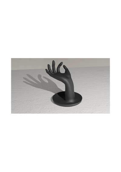 18 Cm Dekoratif Siyah El Takı Mankeni, Yüzük Kolye Küpe, Bileklik, Ürün Sergileme Standı, Organizer