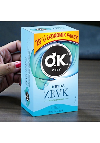 Okey Ekstra Zevk Prezervatif 20'li