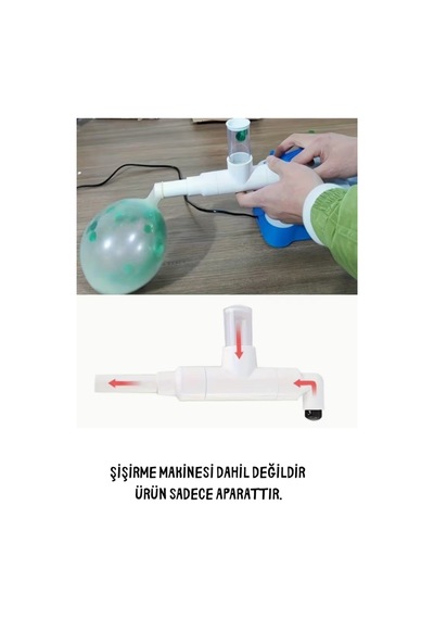 Balon Dolum Aparatı Beyaz