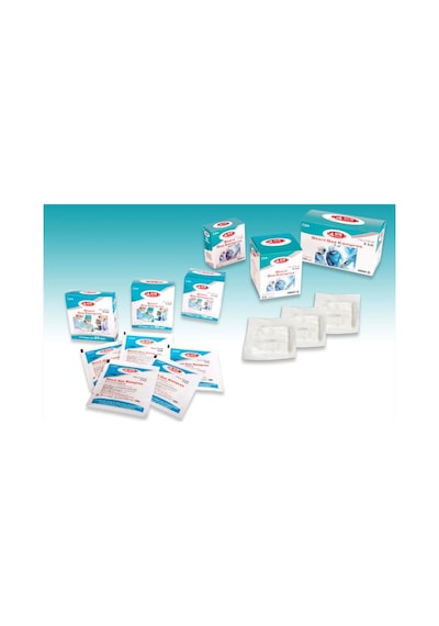 4 Kat Steril Gaz Kompres Bez 7.5 CM x 7.5 CM 2 x 100'lü