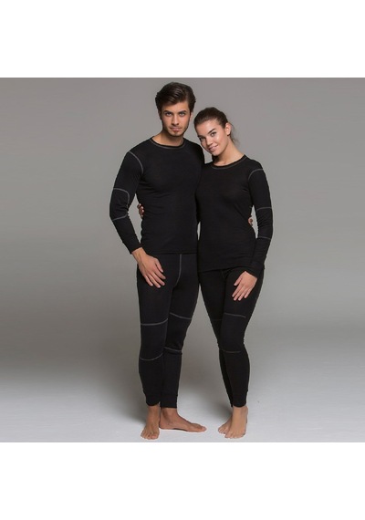 Thermoform Active Plus Yetişkin Termal İçlik Set Siyah Çok Renkli
