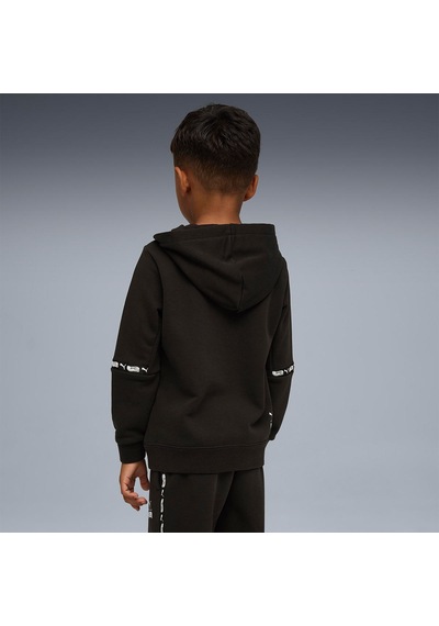 Puma Hot Wheels Çocuk Siyah Kapüşonlu Sweatshirt SiYAH