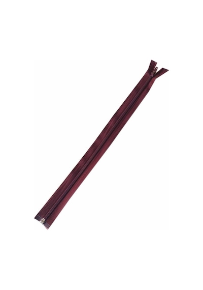 Angel Çanta Aksesuar Koyu Bordo Renk 40 Cm Plastik Diş Fermuar Fd14