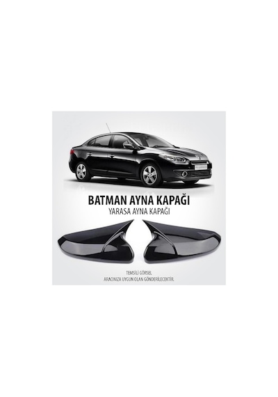 Renault Fluence Uyumlu Batman-yarasa Ayna Kapağı