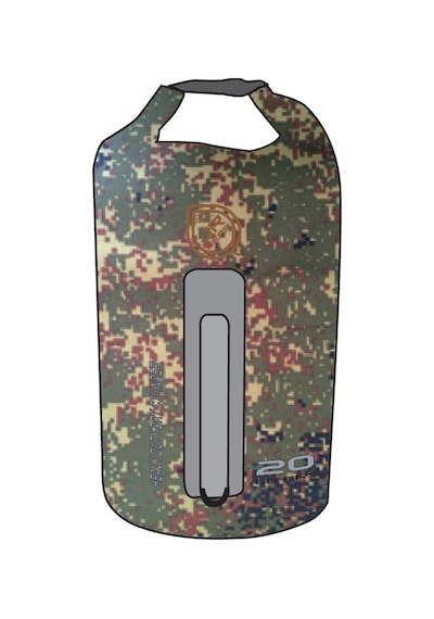 Jr Gear Heavy Duty Dry Cylinder Su Geçirmez Çanta 20 Litre-yeşil