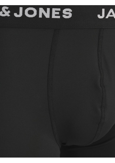 Jack & Jones Erkek Mikrofiber 3'lü Boxer Paketi - Base - 12204876 Black