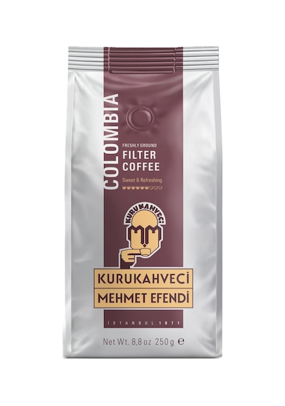 Kurukahveci Mehmet Efendi Colombian Filtre Kahve 250 G - 3 Adet Tarı Colombia