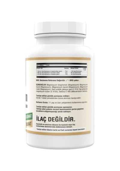Magnesium 200 Mg Malat Taurat Glisinat 180 Tablet