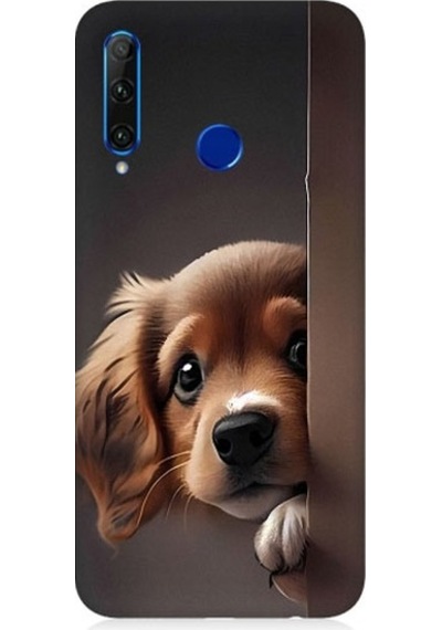 Huawei Honor 20 Lite Uyumlu Yavru Sevimli Cute Köpek Desenli Silikon Kılıf