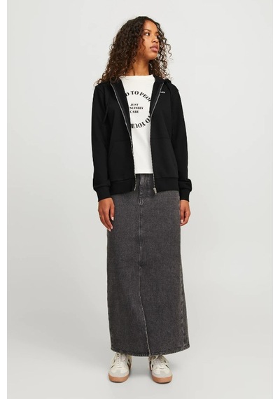 Jack & Jones Jxabbie Kadın Sweatshirt Sıyah
