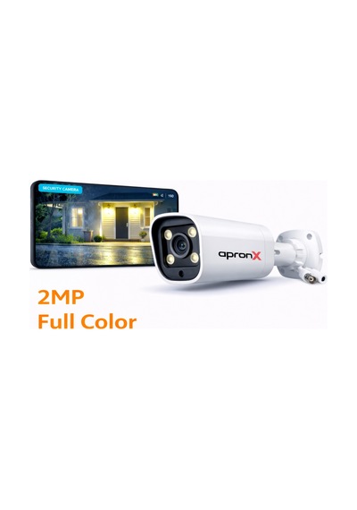 Ax-bw125s 2mp 2.8mm Full Color Mikrofonlu Bullet Ahd Metal Kasa Kamera