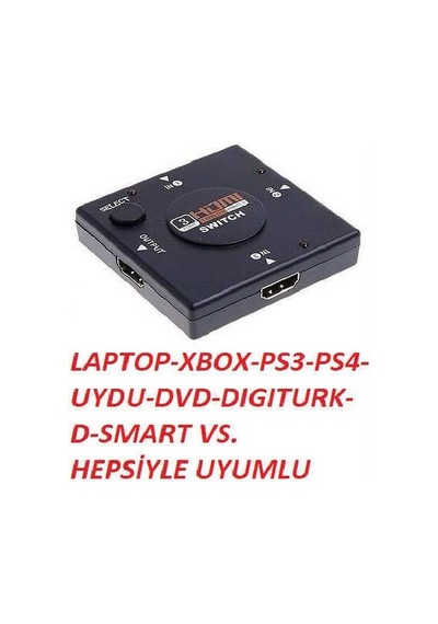 Hdmi Switch Çoklayıcı Çoğaltıcı 4285A Splitter 3 Port Çoklama Çok