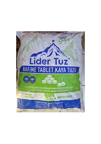 Rafine Tablet Tuz 3 Kg. Arıtma-akvaryum-yumuşatma-bulaşık Makine
