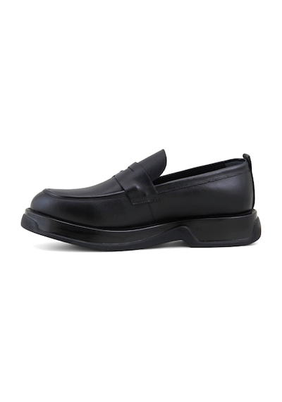 Fosco 3225 Hakiki Deri Loafer Erkek Ayakkabı Siyah