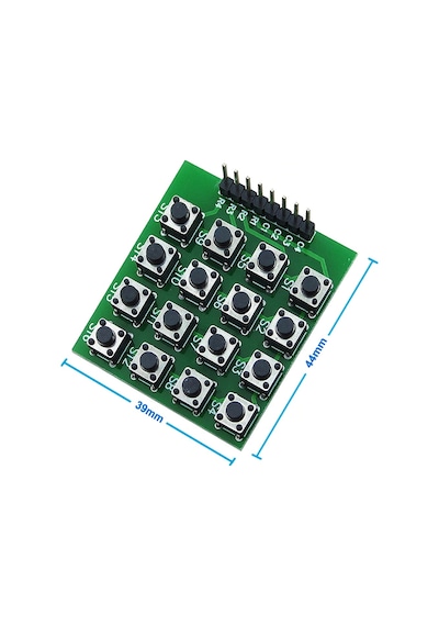 4 x 4 Matrix Keyboard Keypad 16 Buton Tuş Takımı Keyboard Klavye Alarm Şifre Kilit Güvenlik Röle