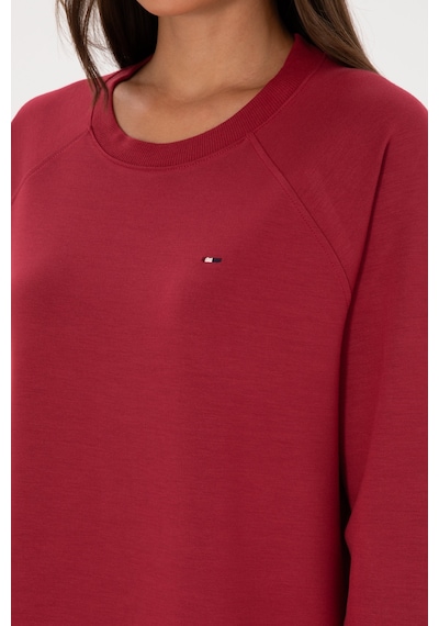 U.S. Polo Assn. Kadın Koyu Frambuaz Modal Karışımlı Mini Boy Bisiklet Yaka Örme Elbise 50313438-VR104