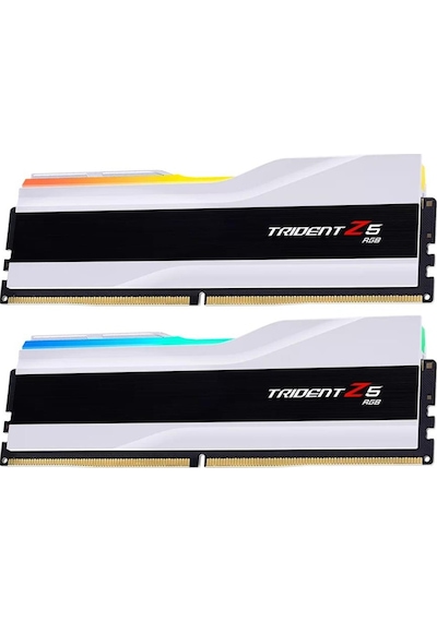 Gskill Trident Z5 RGB F5-6000J3040G32GX2-TZ5RW DDR5-6000MHz CL30 6GB 2x32 Dual Beyaz