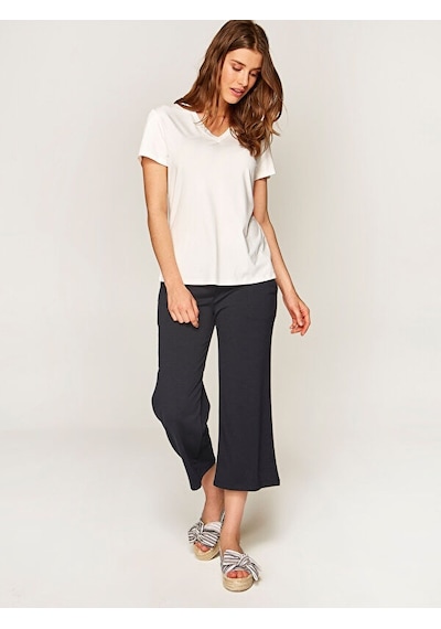 Faik Sönmez Straight Fit Örme Capri 00057 001