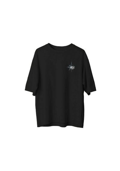 The Mgs Collective Mgs Signal Lost Oversize T-shirt 01-siyah