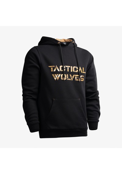 Tactıcalwolves Tactical Wolves Classic Erkek Siyah Hoodie