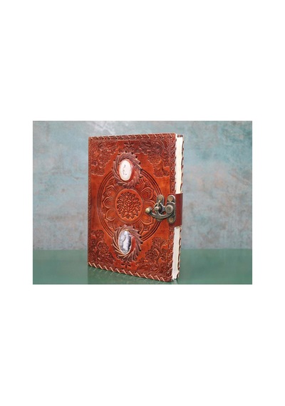 Taşlı Deri Defter Arbltgsınıbcıa6ag99