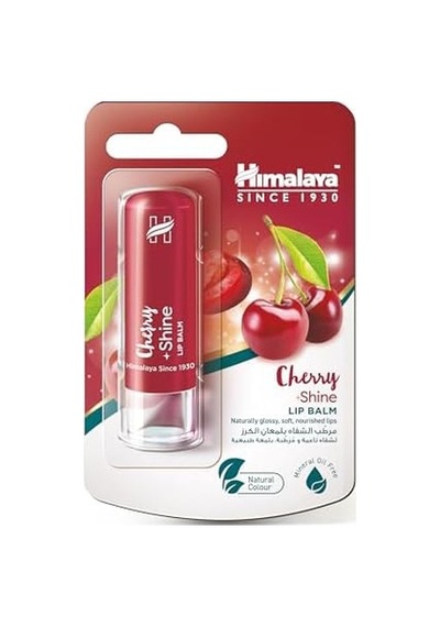 Himalaya Since 1930 Parlatıcı Dudak Bakım Kremi, Kiraz, Nemlendirici,%100 Doğal Renk, Silikon Içermez, 4,5 Gr